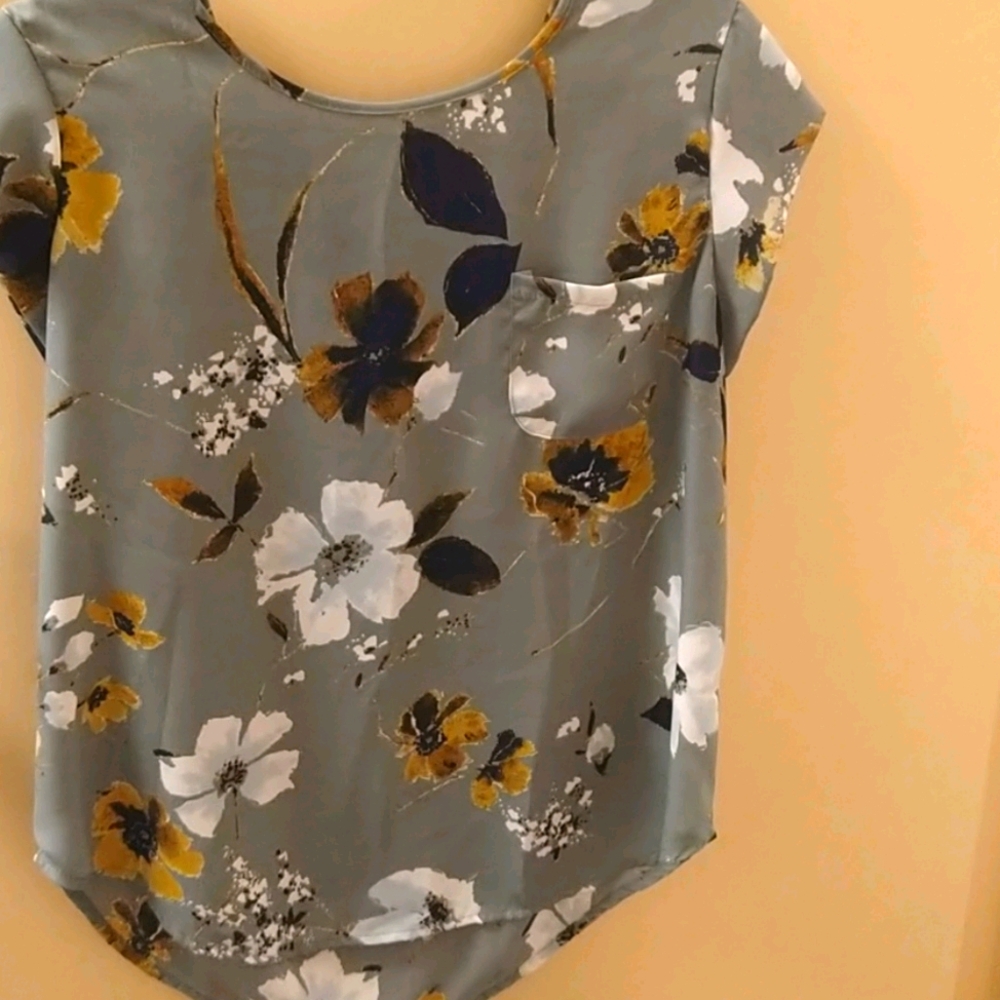 Floral printed blouse